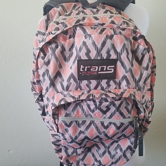 Trans by JanSport Pink and Gray Backpack - Picture 4 of 5